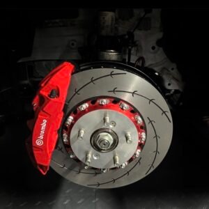 Honda Civic Type R 用 2ピース フローティング AeroFlow Rスリット カーブドベーンローター FL5 / FK8(フロント)
