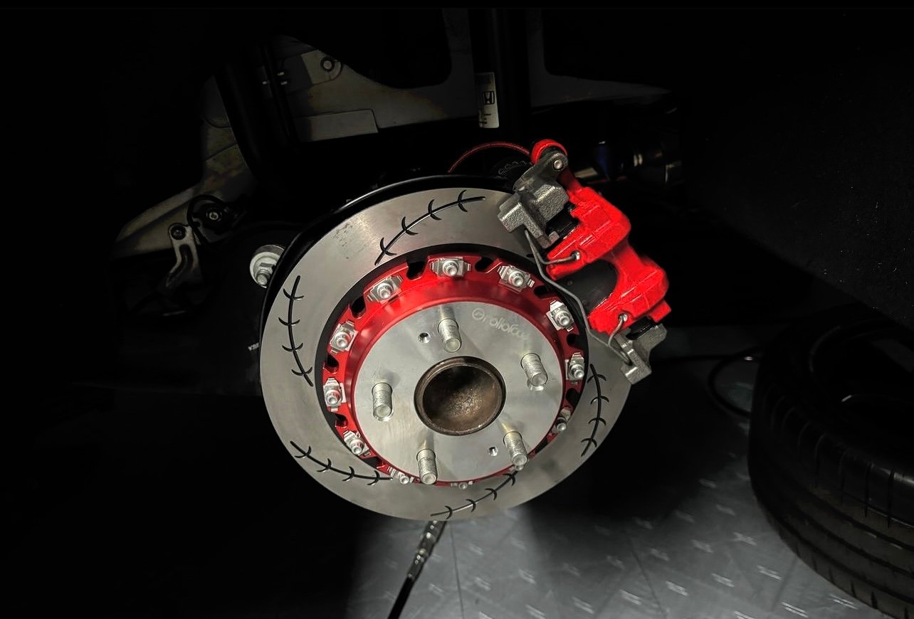 Honda Civic Type R 用 2ピース フローティング AeroFlow Rスリットローター FL5 / FK8(リア)