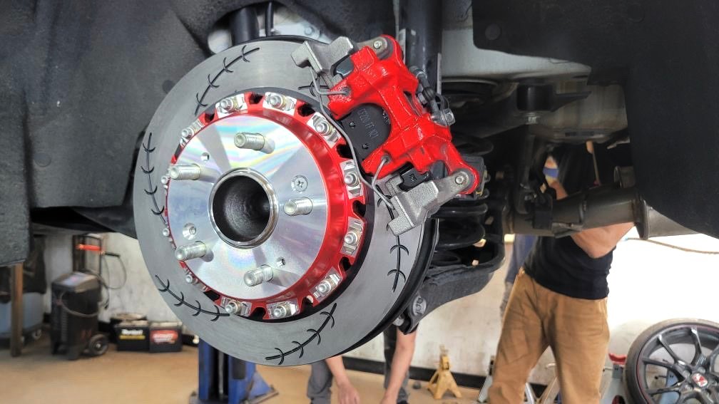 Honda Civic Type R 用 2ピース フローティング AeroFlow Rスリットローター FL5 / FK8(リア) - 画像 (2)