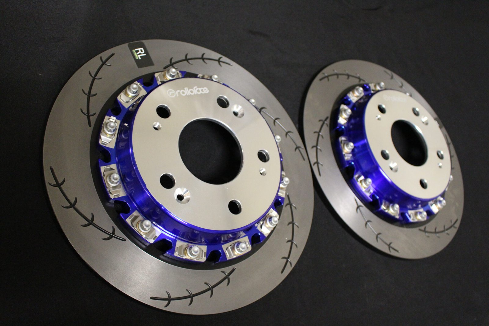 Honda Civic Type R 用 2ピース フローティング AeroFlow Rスリットローター FL5 / FK8(リア) - 画像 (4)